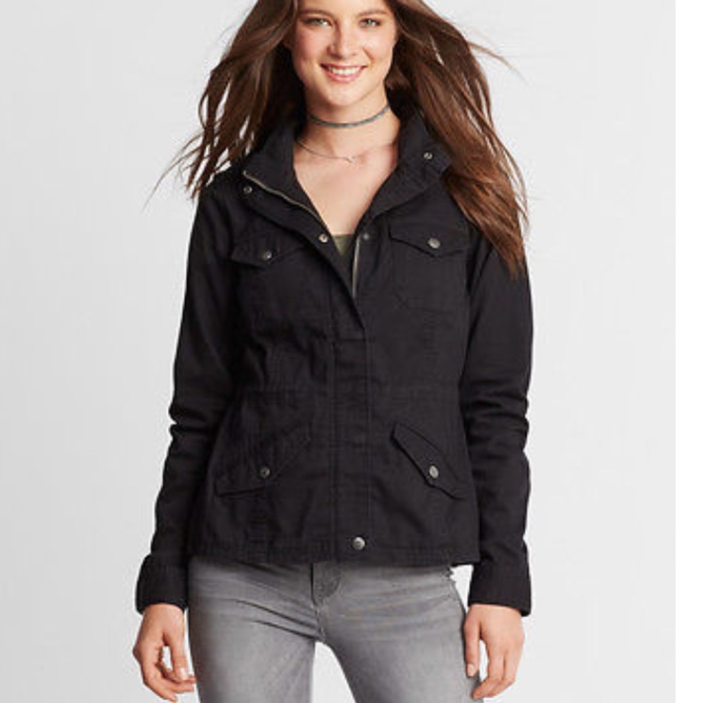 Aeropostale Hooded Cinched-Waist Parka